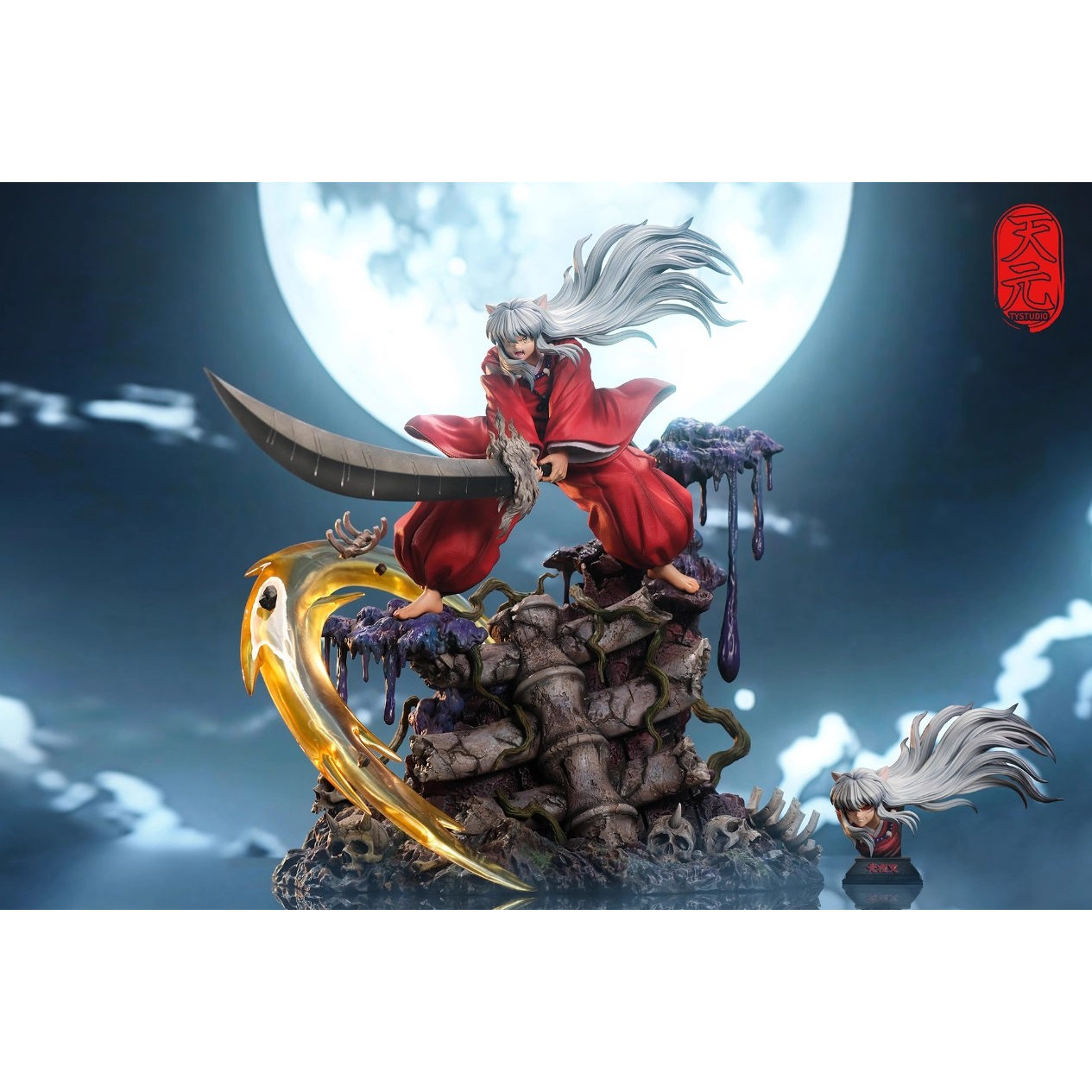 【李小西弟弟】现货 天元工作室 TY 犬夜叉 限量手办GK