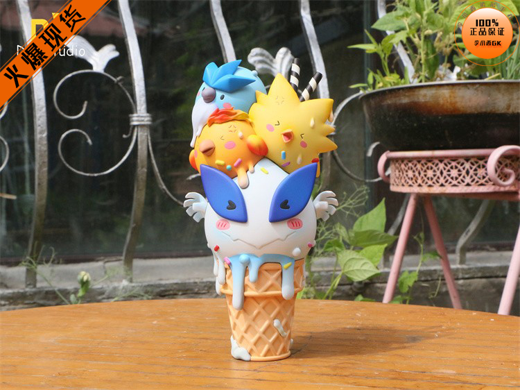 DM呆萌雪糕系列洛奇亚三鸟