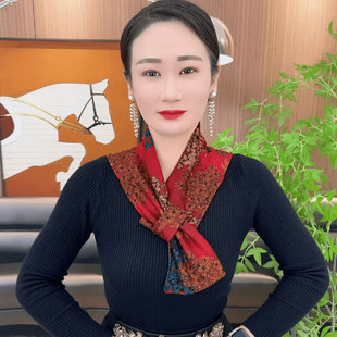 秋冬德绒保暖围脖女款2026新款带兜护颈防寒脖套冬天百搭防风围巾