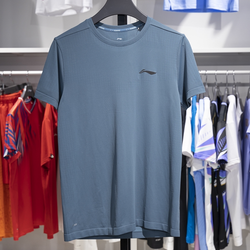 李宁短袖男子速干透气T恤