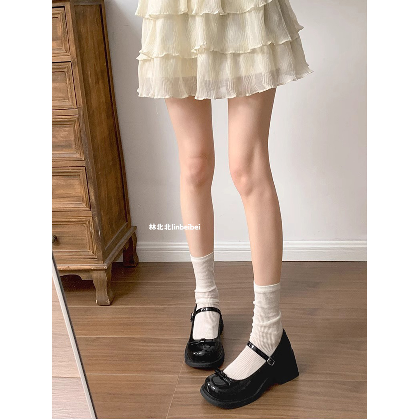 林北北jk制服小皮鞋单鞋