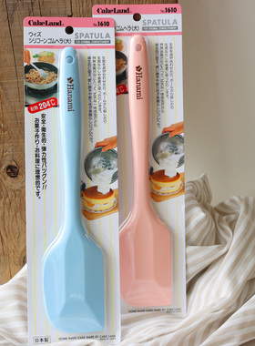 日本进口CakeLand 一体式钢芯彩色硅胶刮刀 烘焙工具橡皮刮刀大号