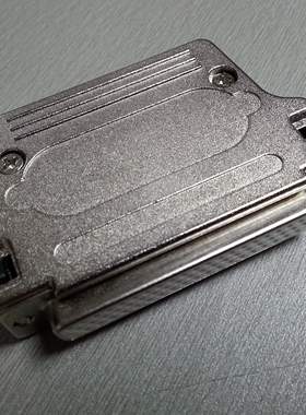 防哈丁DB37PIN金属壳180度直出线27W2 8W8配套铁壳HDB62P插头外壳