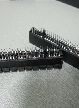 优质P-e98PIN导柱式电脑显卡插槽台式电脑X8显示器记忆卡连接器