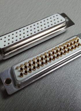 促销DB50P母头 RS232串口50PIN母座连接器 VGA母头焊线式50针插座