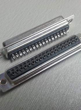 DB37PIN母头连接器 传统式VGA插座 电脑显示器接线座 DB37母座