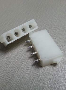 间距6.35mm 空心针接插件 车用连接器 4PIN针座 63080母头插座