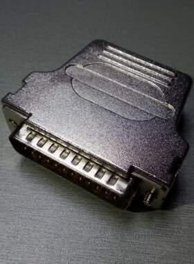 DB25PIN金属壳45度和180°出线锌合金铁壳5W5 13W3 9W4 17W2 21W1