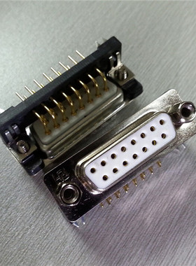 优联康车针DSUB9 15 25 37公母座实心镀金连接器塑料支架7.2和9.4