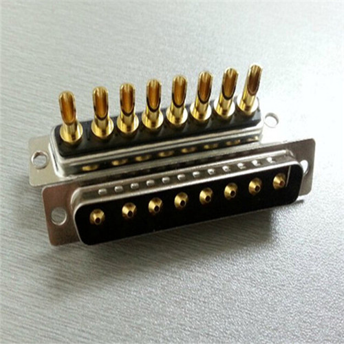 优质焊线式插头d型矩形公座电源