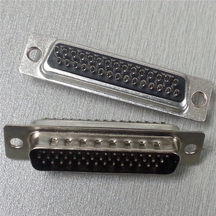 优质高密度焊线D-SUB44PIN公头 VGA连接器D型矩形三排HDB44针插头