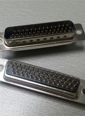 新品D-SUB黑色直插HDP44PIN公座电脑44针VGA接口连接器dsub插座