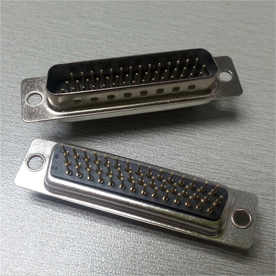 D-SUB黑色直插HDP44PIN公座插座