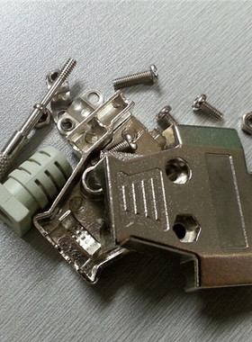 优质长螺丝d-sub15pin金属外壳 DB15 HDB26 3W3 3V3 7W2 11W1铁壳