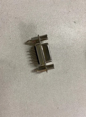 供应d-sub9pin直插带鱼叉锁圆螺母DP9孔带UL logo母座连接器