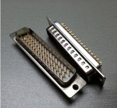 DB50P焊线公头d-sub针座连接器