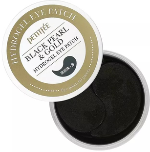 韩国璞帝妃PETITFEE黑珍珠保湿 淡化眼膜眼贴紧致提拉60片