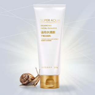 Missha谜尚蜗牛洗面奶保湿 泡沫 平衡洁面乳100ml深层清洁温和保湿