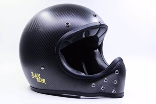 台湾CNS美国DOT blade rider 2代碳纤维复古头盔安全帽 山车帽