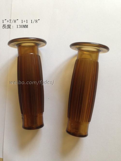 复古摩托车把胶酒桶可乐菠萝-半透明咖啡色-握把手把胶套握把套