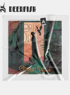 法 Gaelle Geniller Minuit Passe 午夜之后 手绘素材