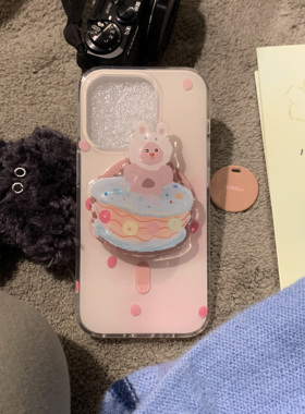 iFHHee  “桃渍loopy” 原创设计 双层imd  磁吸手机壳 无线充电手机壳