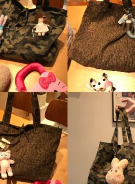 iFHHee “话梅之夜～！” 喵呜 野性甜美 原创设计 托特包帆布袋