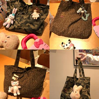 iFHHee “话梅之夜～！” 喵呜 野性甜美 原创设计 托特包帆布袋