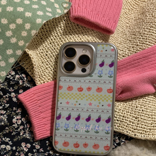 iFHHee 水果废话岛 原创设计 银边手机壳 iphone手机壳