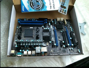 970A 支持推土机 G43 AM3 FX8350开核主板USB3.0 G46 一年MSI微星