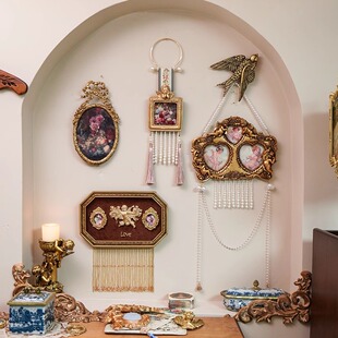 复古森林法式复古组合画浮雕欧式相框画框复古艺术摆件照片墙组合