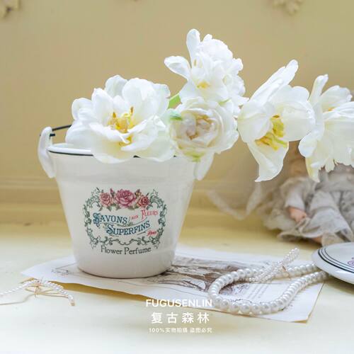 出口外贸清新手提田园浴室干鲜花