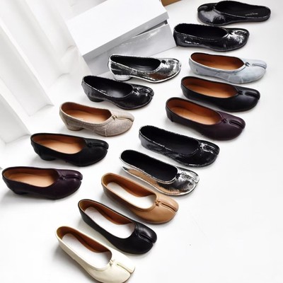 MM6春夏新品褶皱分趾鞋