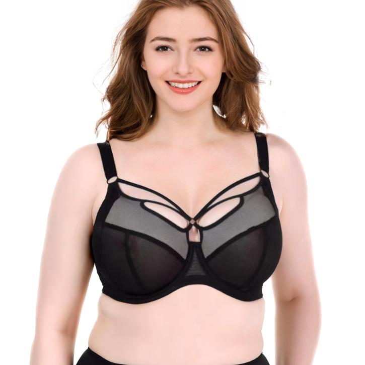 蝴蝶结美胸超薄大胸显小文胸KL杯