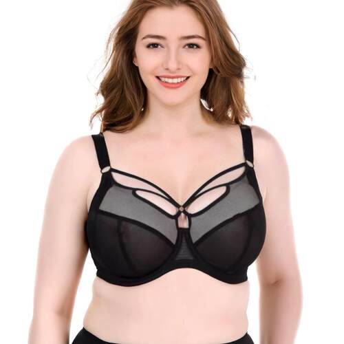 蝴蝶结美胸超薄大胸显小文胸KL杯