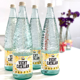 西班牙进口Vichy Catalan威域气泡水天然含气矿泉水高端玻璃瓶装