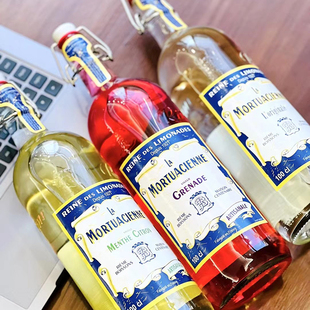 法国进口MORTUACIENNE莫多闲薄荷柠檬汽水饮料果味玻璃瓶气泡水
