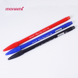 韩国慕那美Monami水彩笔黑色水性笔细勾线手账笔彩色慕娜美3000
