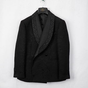 跨境大码西装礼服两件套A199-8368-P245图片
