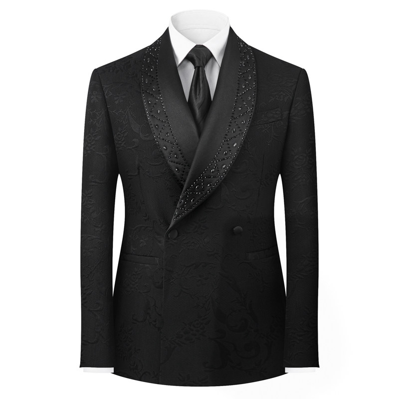 跨境大码西装礼服两件套A199-8368-P245,男装西服套装,电商A199(原D219）