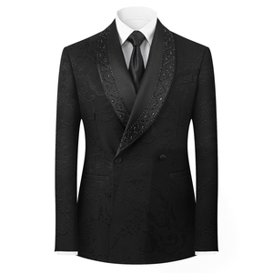 跨境大码西装礼服两件套A199-8368-P245图片