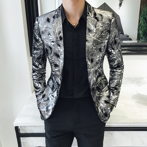 四季款更新长期大码外贸男西服 D219-8004-P160图片