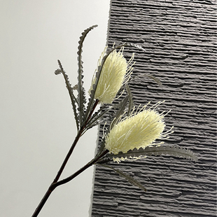 佛塔花班克木仿真花帝王花塑料假花 欧式高档餐桌茶几装饰品摆件