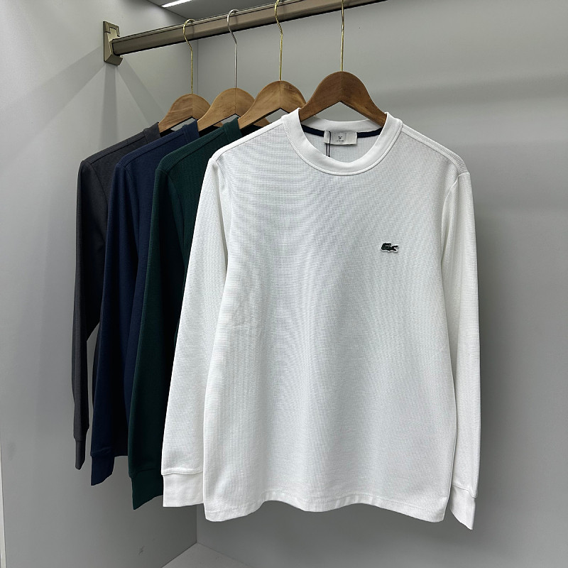 资深设计师款！线织格纹！秋季男士纯色小标圆领时尚百搭长袖卫衣,男装,T恤,淘宝优惠券,粉丝福利购,淘宝优惠卷