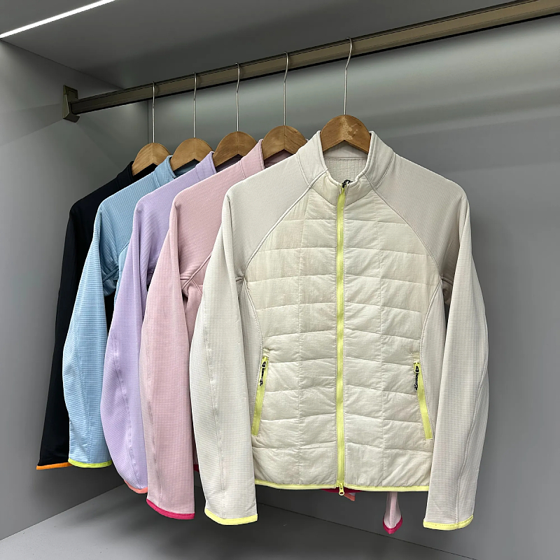 秋冬户外修身立领保暖棉衣