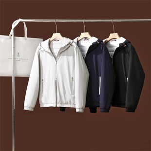 秋冬男士含桑蚕丝绵羊毛轻男款连帽保暖棉衣