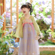 汉服女童2026春夏新款 小女孩国风仙气公主连衣裙儿童古风表演襦裙