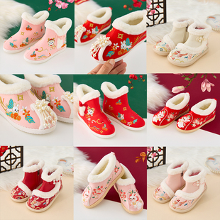 古月家【冬季棉鞋断码清仓】女童汉服棉鞋可选码非质量问题NO退换