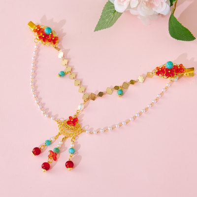 古月家【敦煌额链】古装对夹