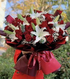 烟台鲜花速递百合花束同城配送福山芝罘莱山蓬莱龙口莱州招远莱阳